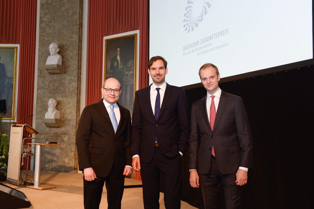 (v.l.n.r.)  Bastian Nominacher, Martin Klenk, Alexander Rinke