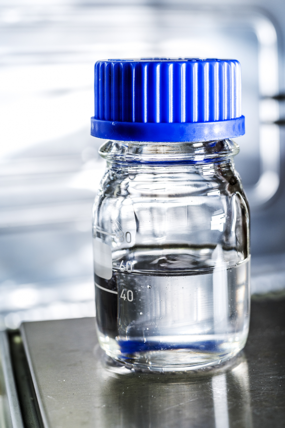 CO2-Polyol in Probenflasche