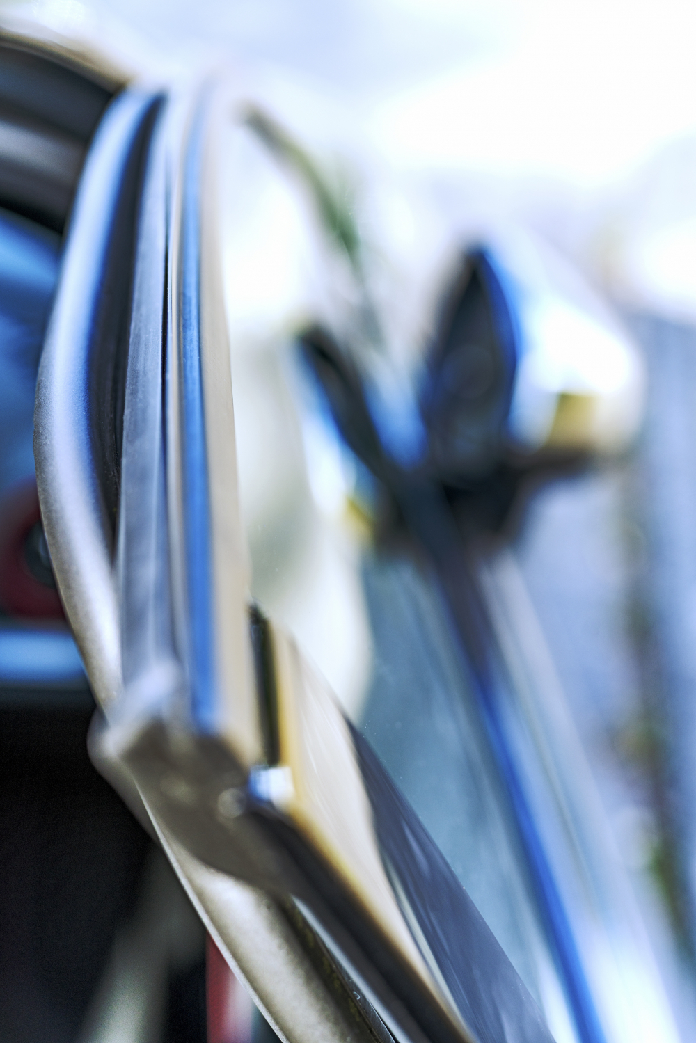 Autotür mit Dichtung