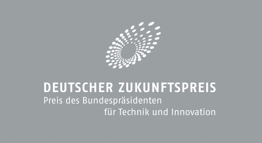 Hier sehen Sie das Logo des Deutschen Zukunftspreises.