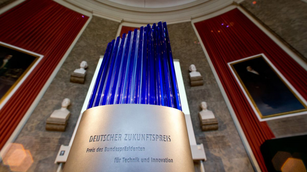 Die Trophäe im Deutschen Museum in München