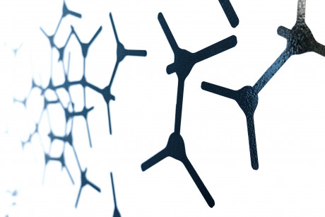 stilisierte Moleküle