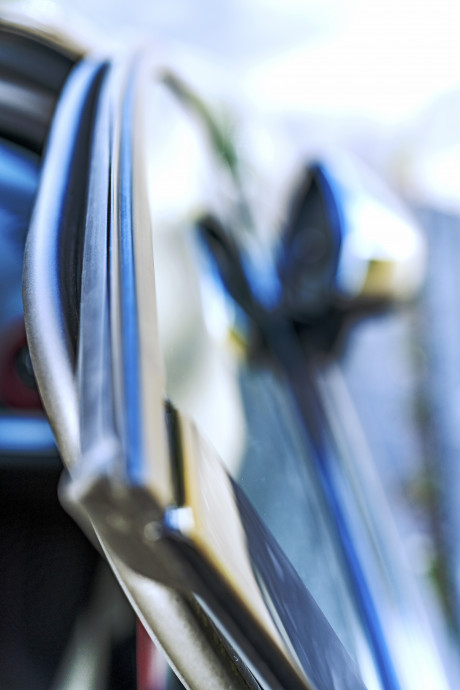 Autotür mit Dichtung