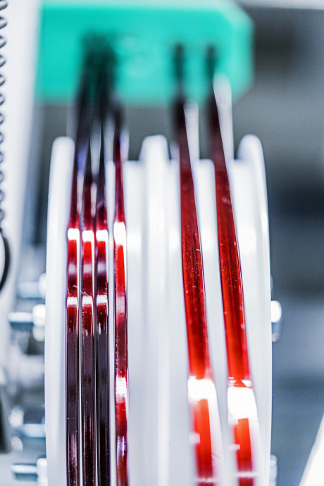 Wickeldrähte der Gradientenspule