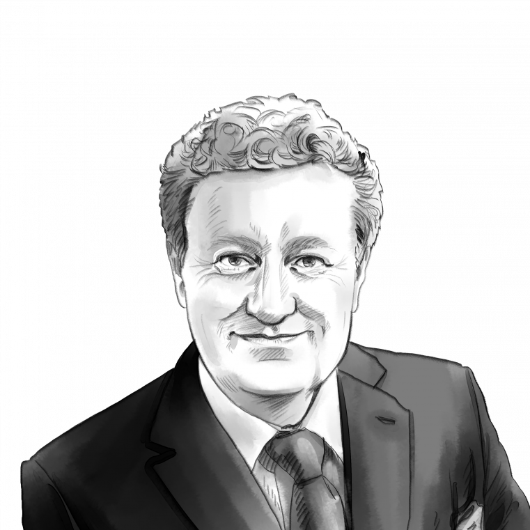 Portrait Prof. Dr. Wolfgang M. Heckl Portraitzeichnung von Prof. Dr. Wolfgang M. Heckl