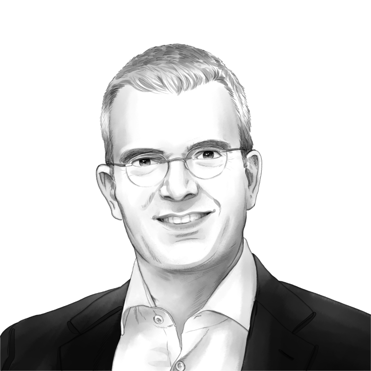Michael Tagscherer gezeichnetes Portrait von Michael Tagscherer