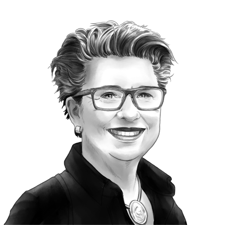 Natalie Stranghöner gezeichnetes Portrait von Natalie Stranghöner